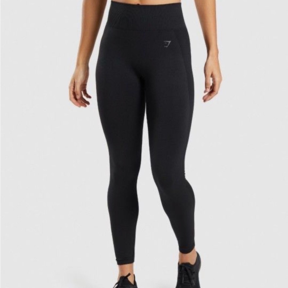 NWOT Gymshark Black High-Waisted Leggings